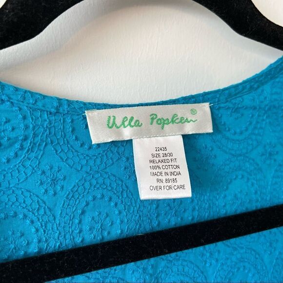 Ulla Popken beaded embroidered tunic blouse art to wear boho women’s plus size 2 - Picture 2 of 7